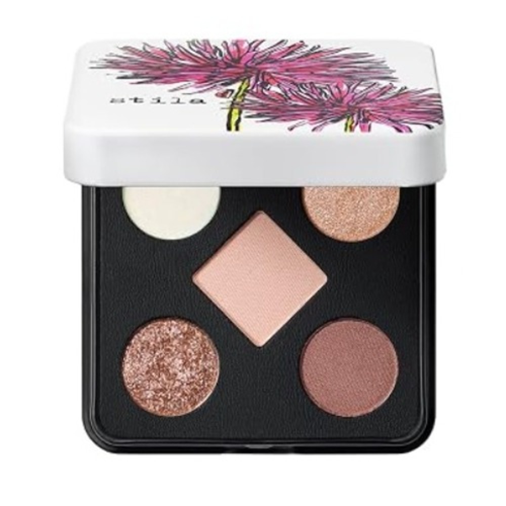 Stila Pocket Play Pretty Petal Shadow Palette 5 Shades Compact Travel Tin New